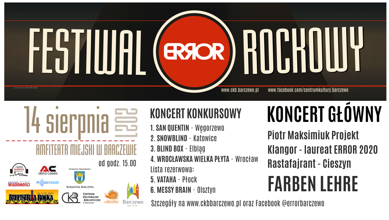 Festiwal Rockowy ERROR 2021