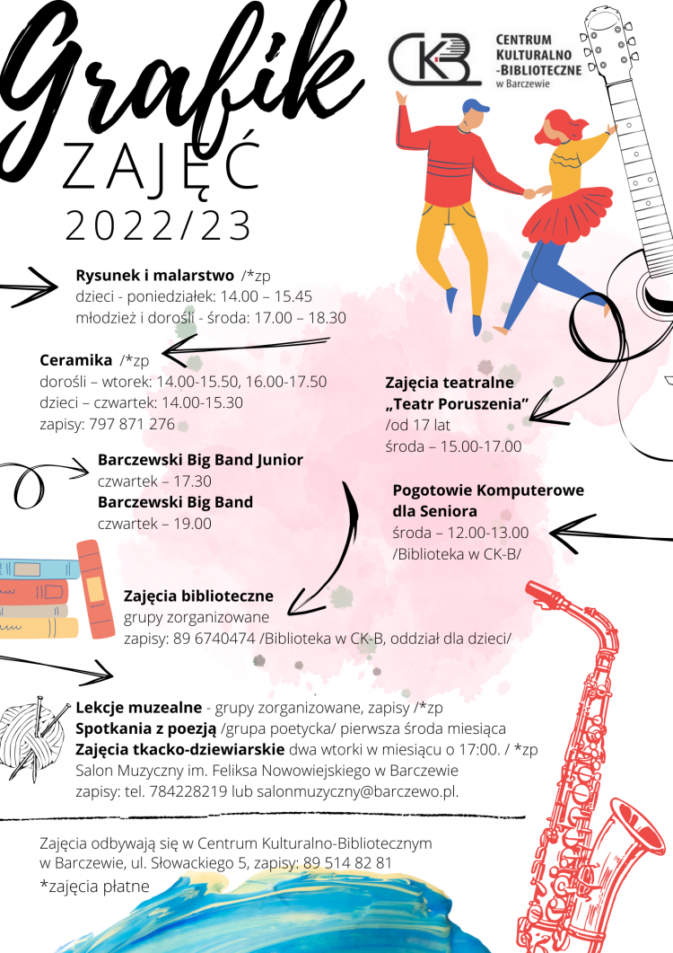 Grafik zajęć w CK-B 2022/2023