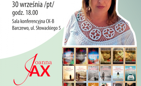 Spotkanie autorskie z Joanną Jax.