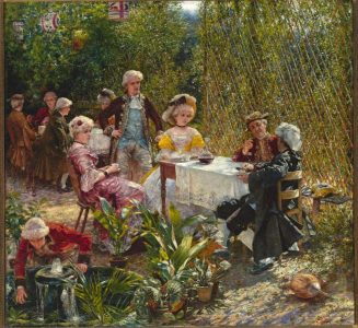 „W altanie” – Aleksander Gierymski