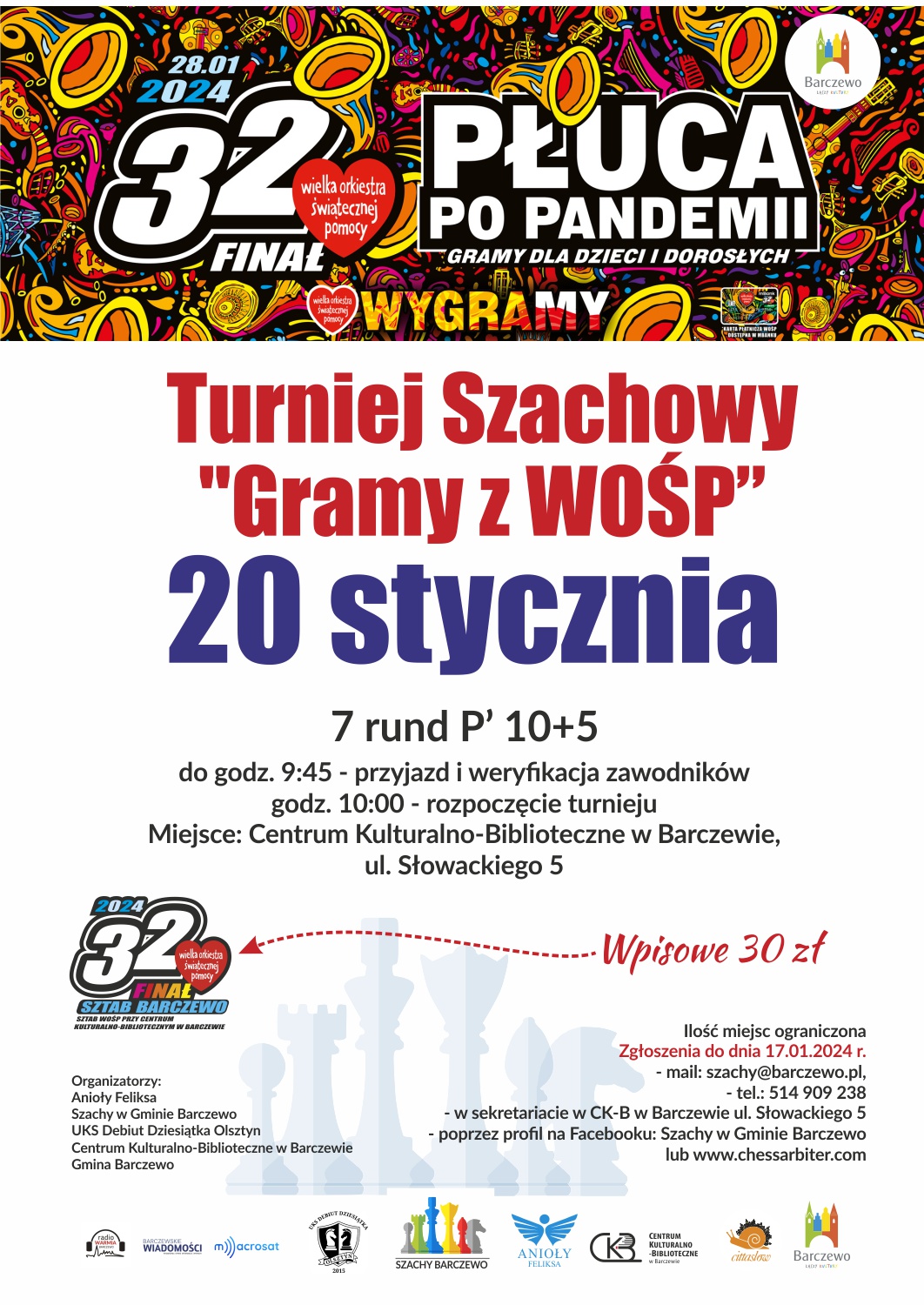 Turniej Szachowy „Gramy z WOŚP”