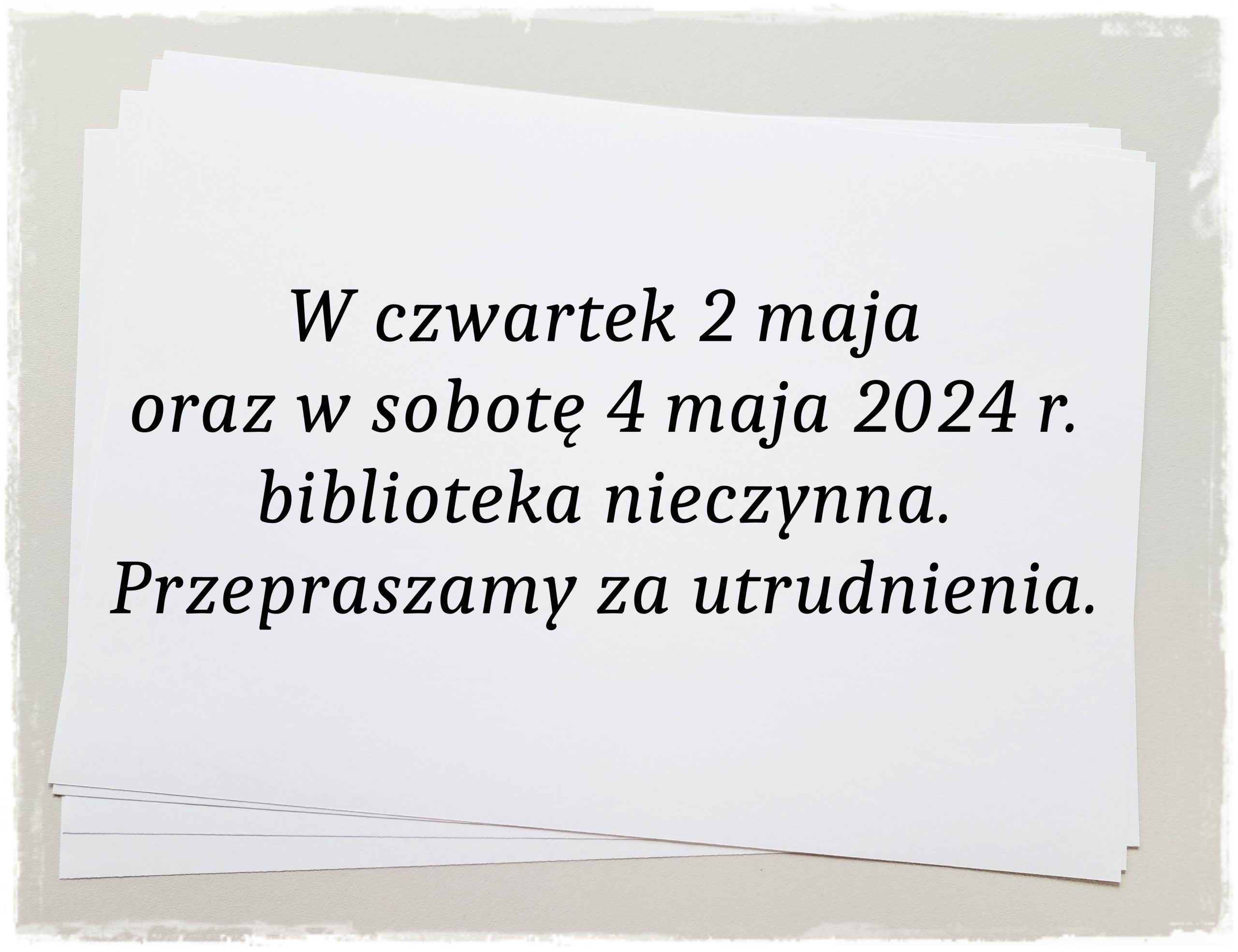 Weekend majowy