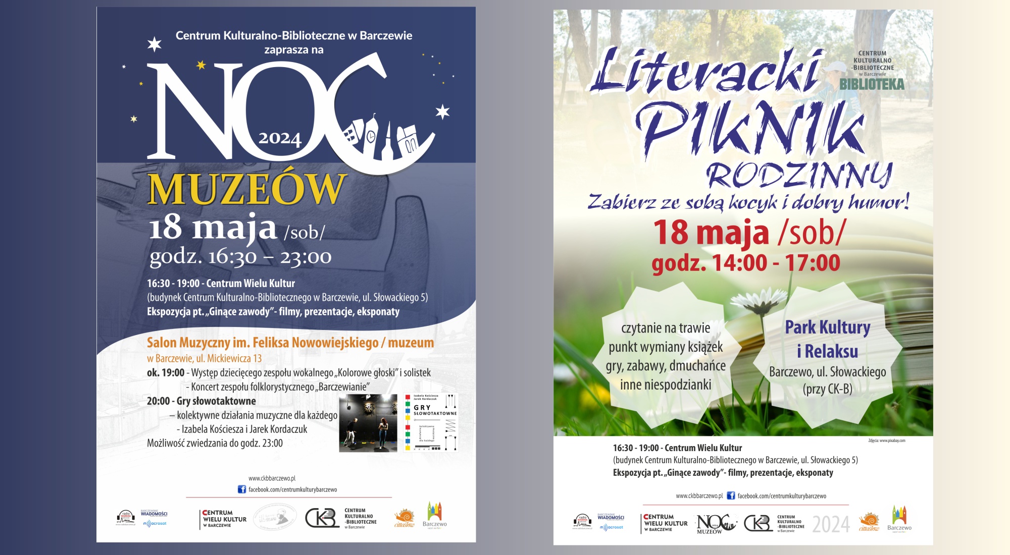 Noc muzeów i piknik literacki