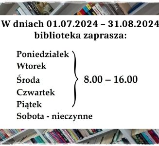Biblioteka w wakacje