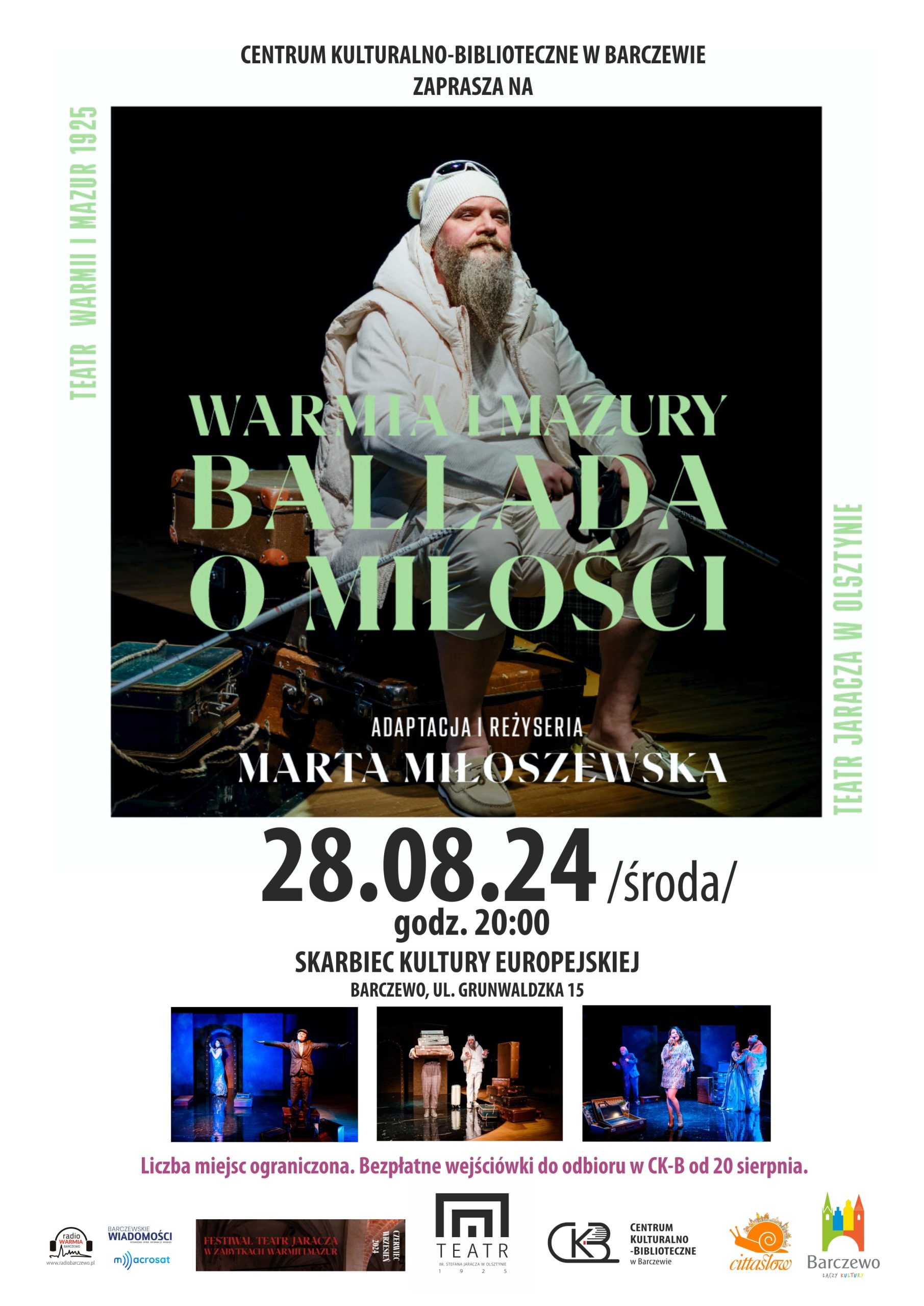 „Teatr Jaracza w zabytkach Warmii i Mazur” w Barczewie
