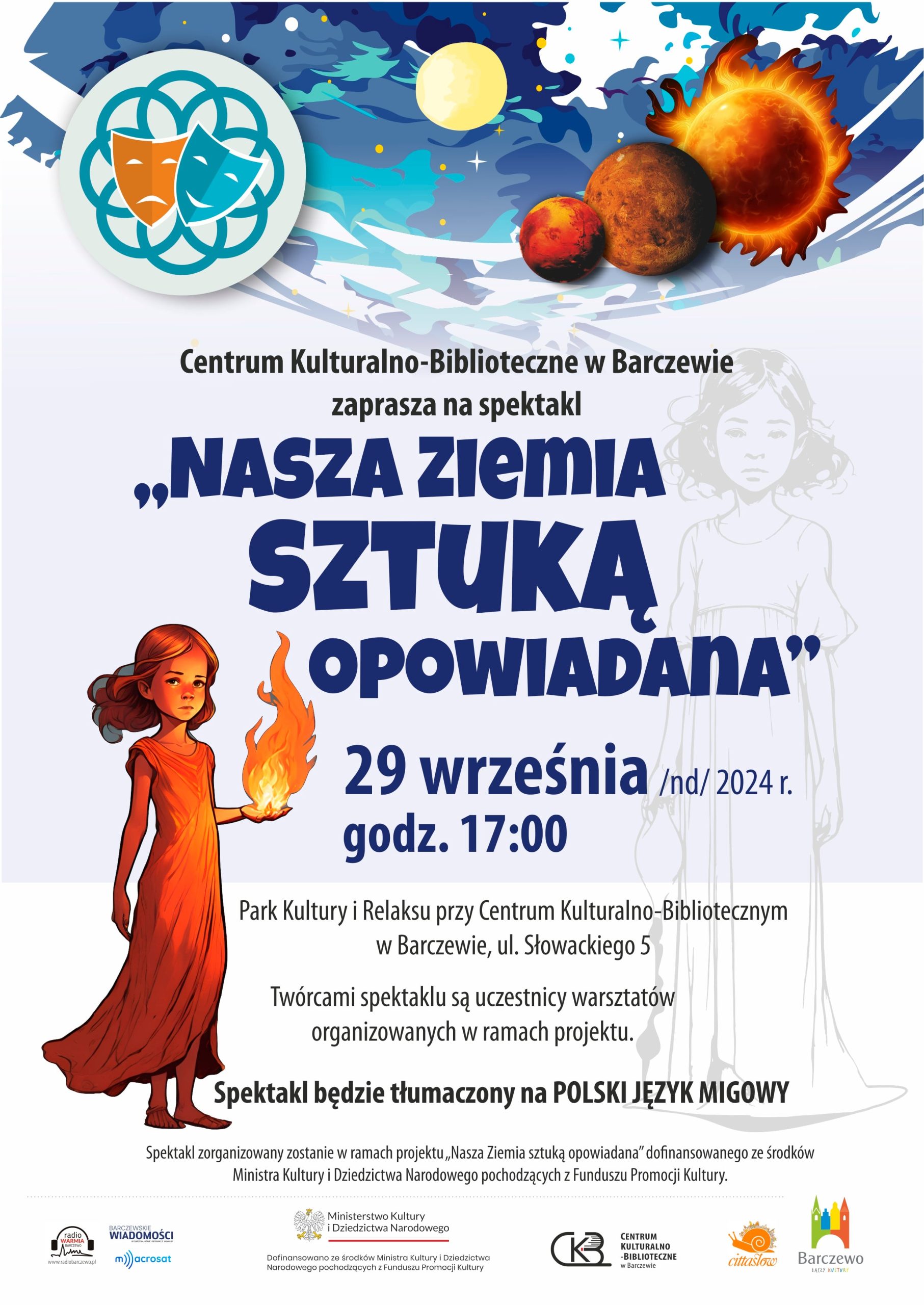 „Nasza Ziemia sztuką opowiadana”. Zapraszamy na spektakl