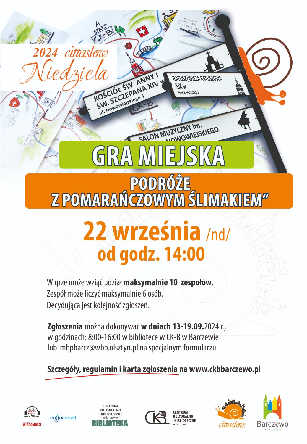 Gra miejska „Podróże z pomarańczowym ślimakiem”
