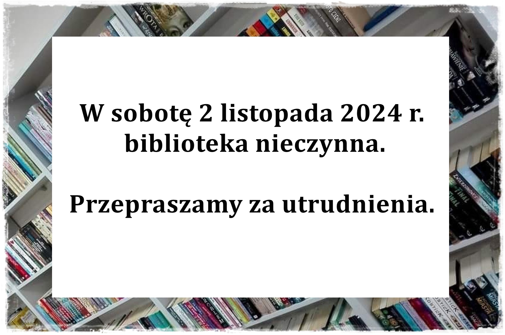 Biblioteka nieczynna