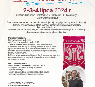 Warsztaty tkackie ciąg dalszy