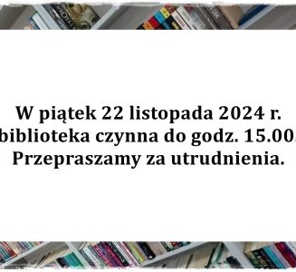 Godziny pracy biblioteki