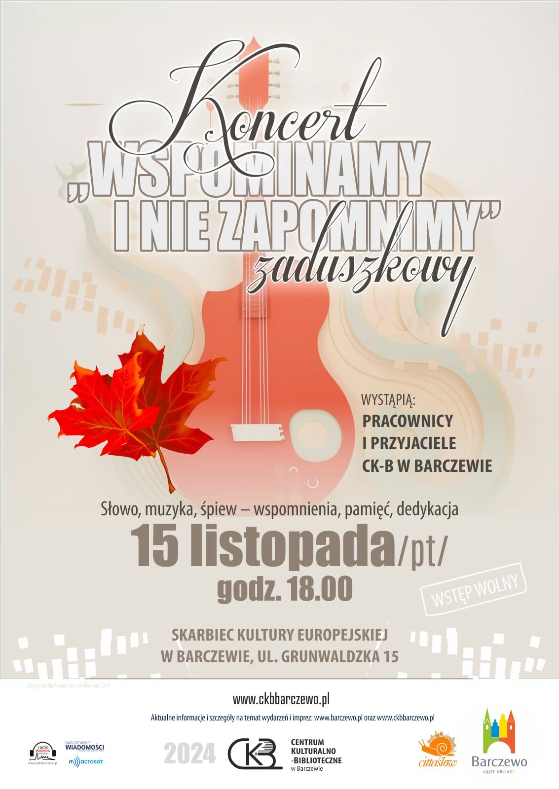 Wspominamy i nie zapomnimy – koncert zaduszkowy