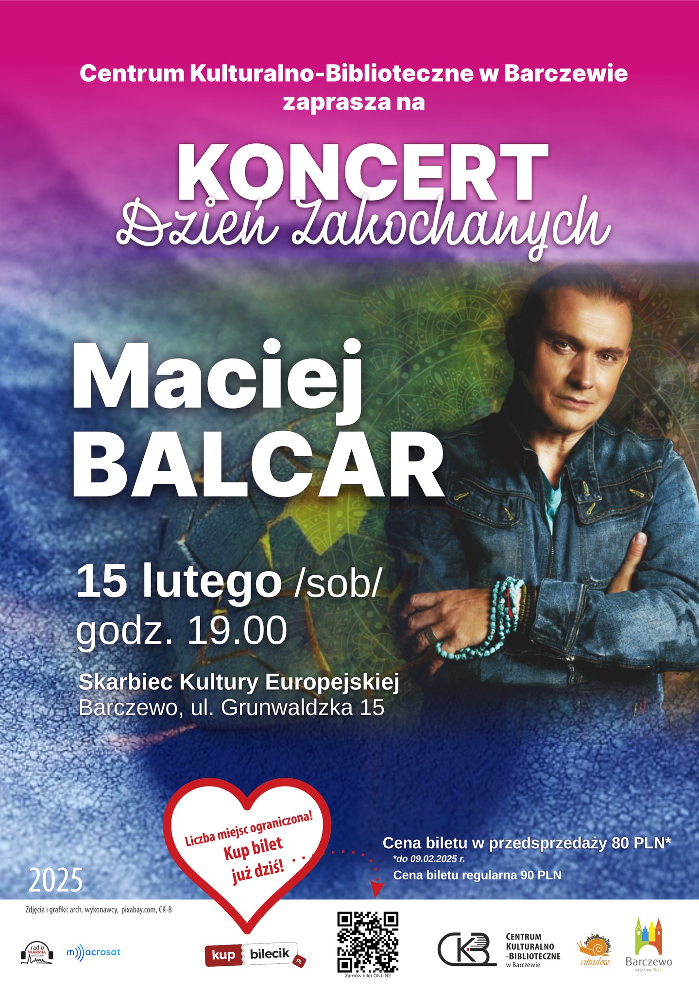 Maciej Balcar – koncert walentynkowy