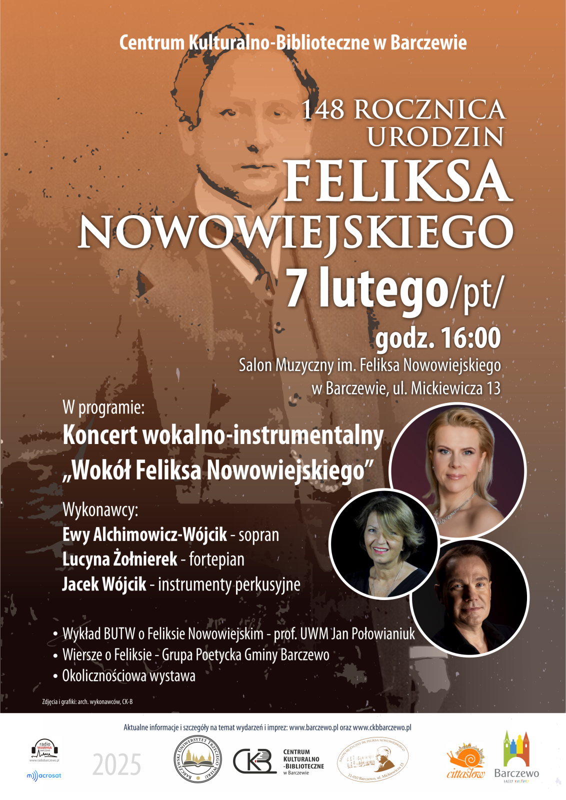 148 ROCZNICA URODZIN FELIKSA NOWOWIEJSKIEGO