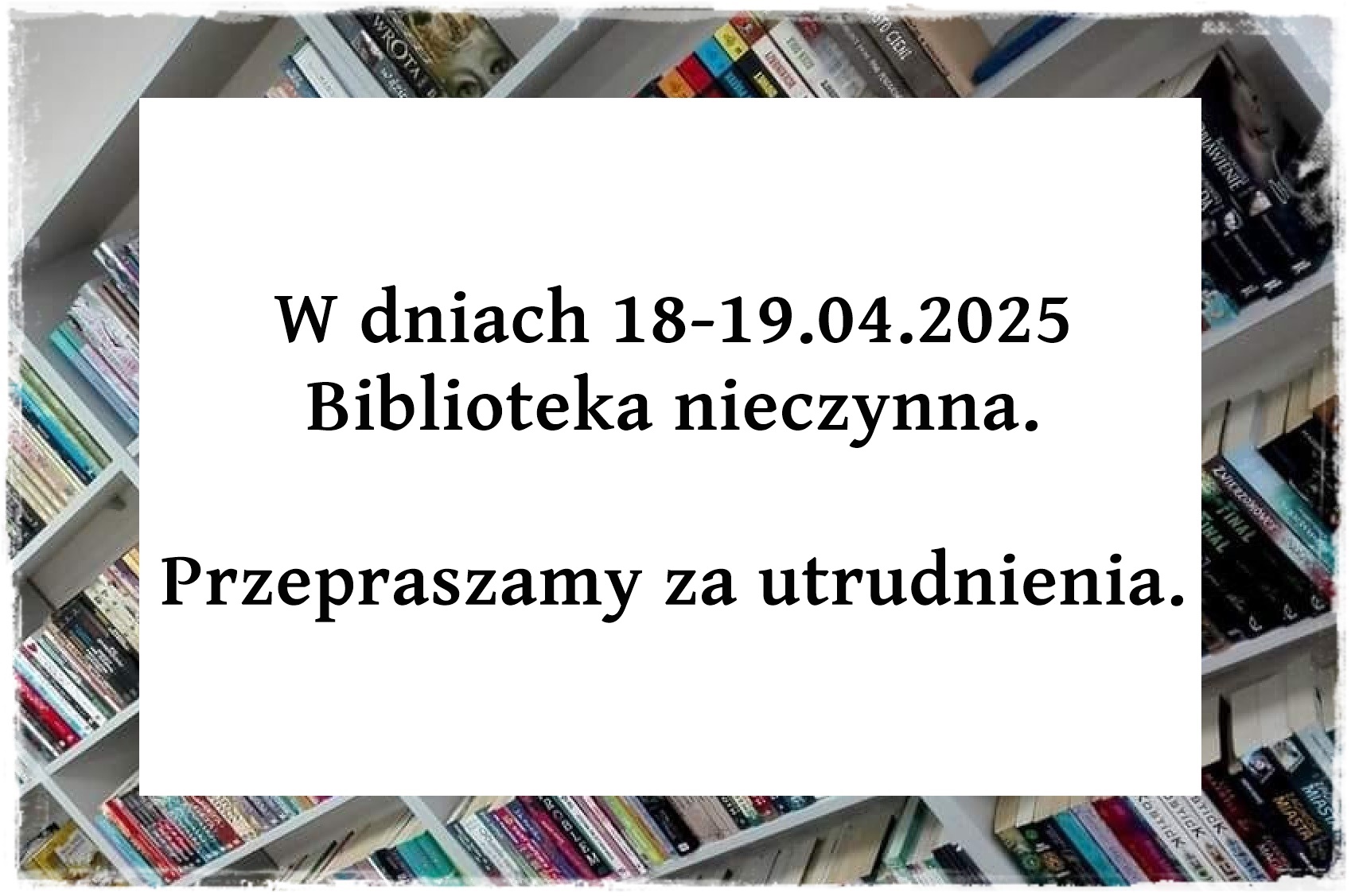 Nieczynna biblioteka