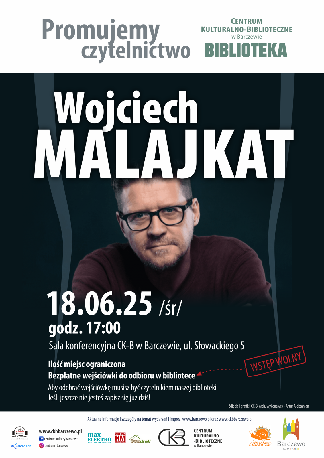 Promujemy czytelnictwo – spotkanie autorskie z Wojciechem Malajkatem