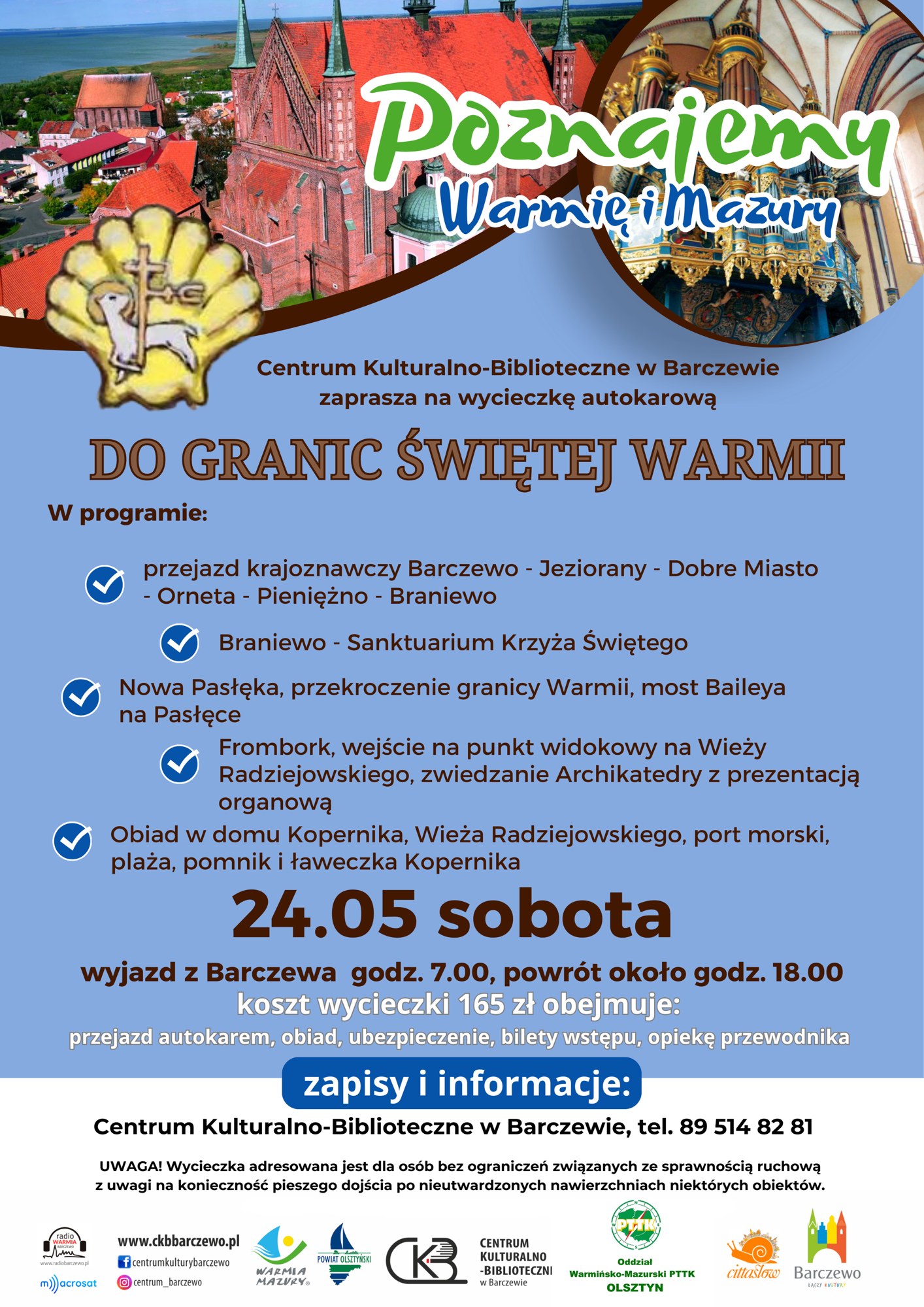 Wycieczka – „Do granic Świętej Warmii”