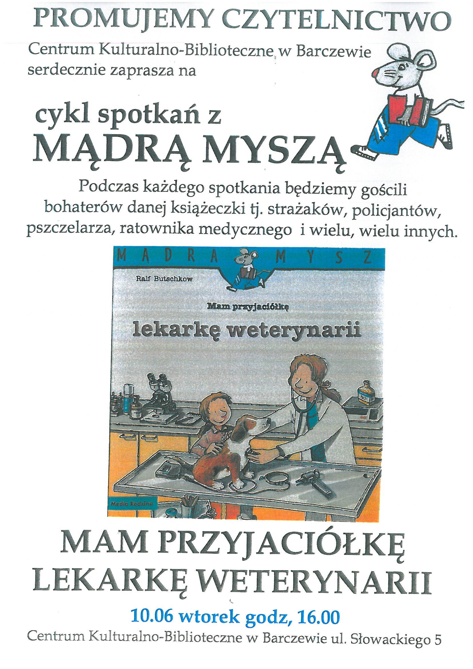 Mądra Mysz zaprasza na spotkanie