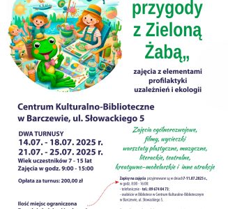 Wakacyjne przygody z Zieloną Żabą