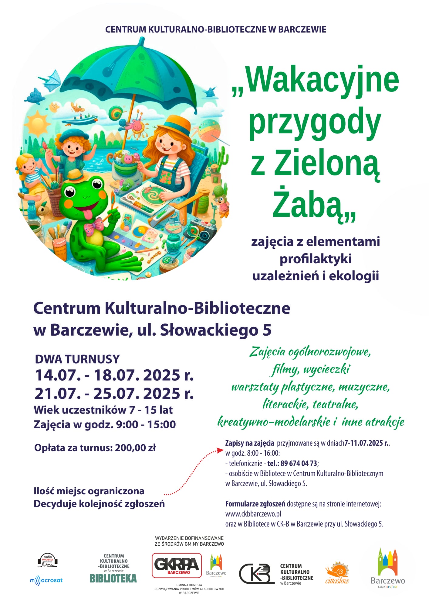 Wakacyjne przygody z Zieloną Żabą