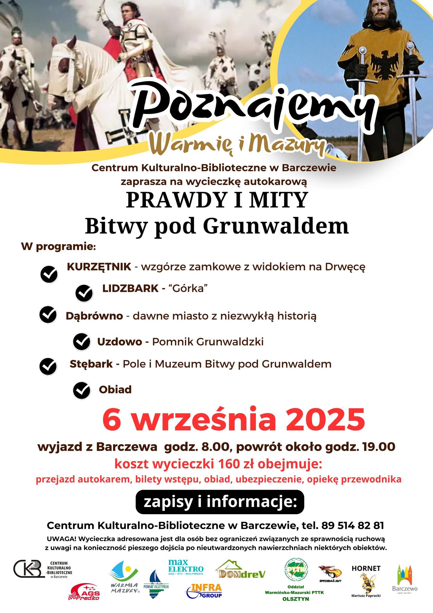 Wycieczka autokarowa – Prawdy i Mity Bitwy pod Grunwaldem