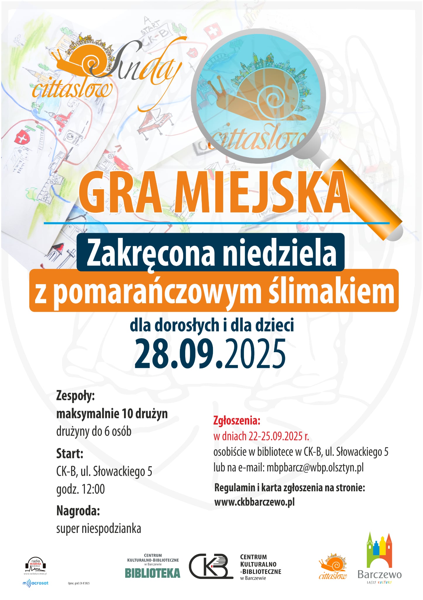 Gra miejska „Zakręcona niedziela z pomarańczowym ślimakiem”