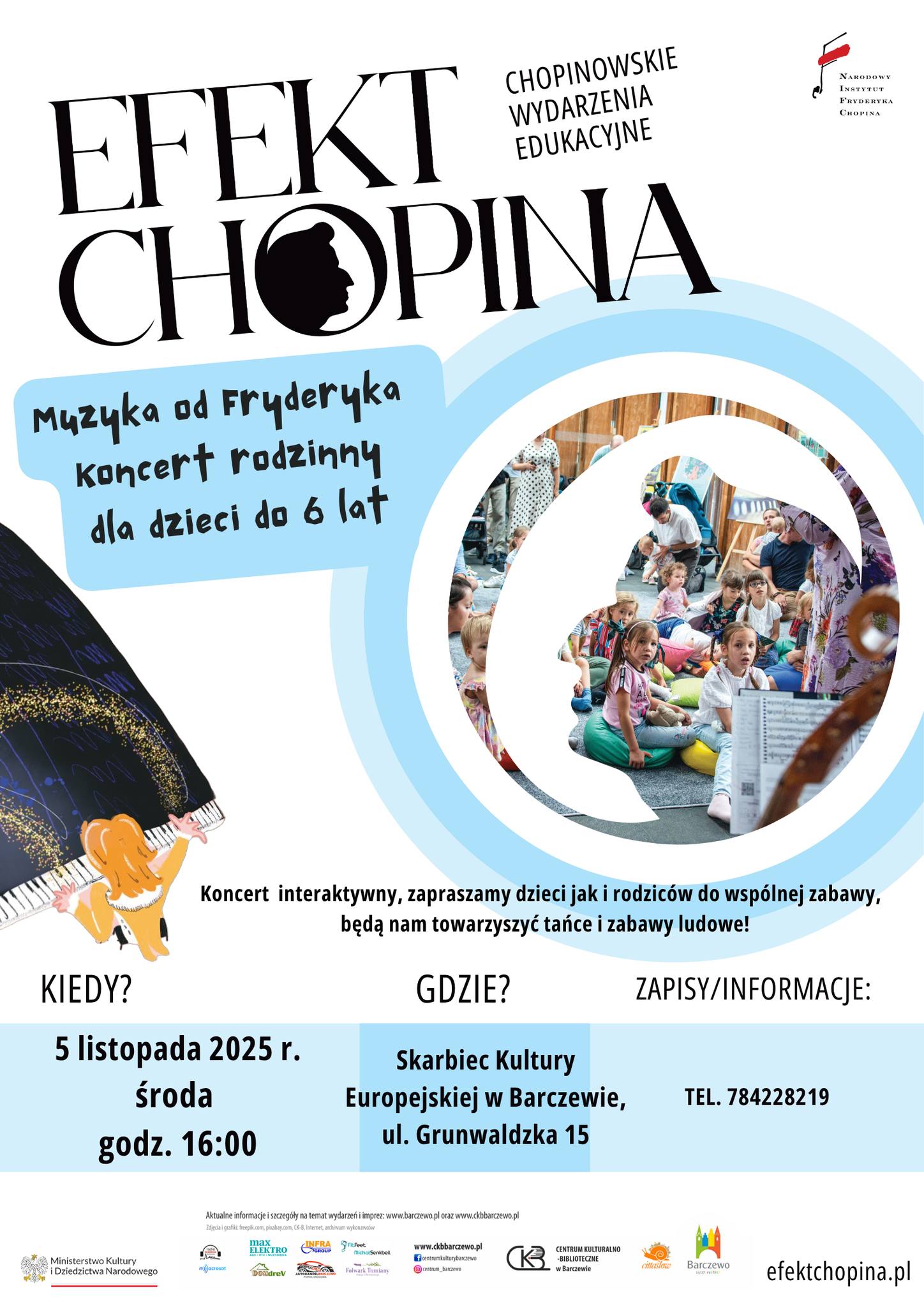 RODZINNY KONCERT pt. „Muzyka od Fryderyka”