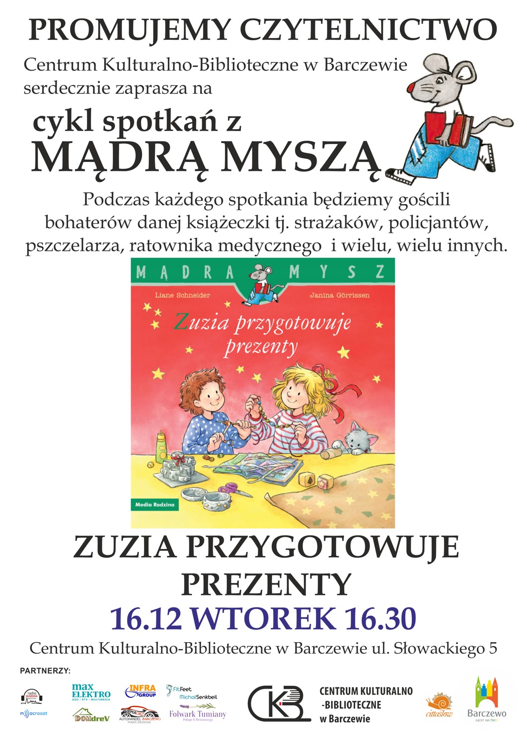 „Mądra Mysz” – Zuzia przygotowuje prezenty