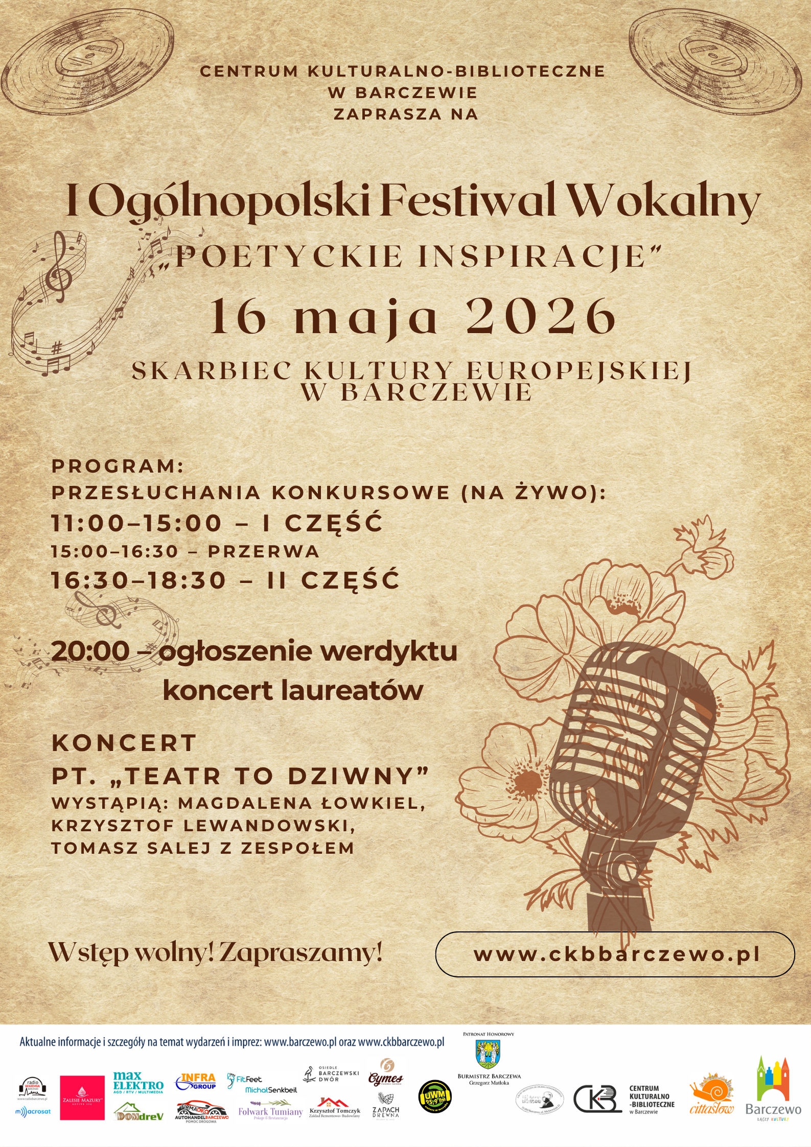„W rytmie słów i emocji” – relacja z I Ogólnopolskiego Festiwalu Wokalnego „Poetyckie Inspiracje”