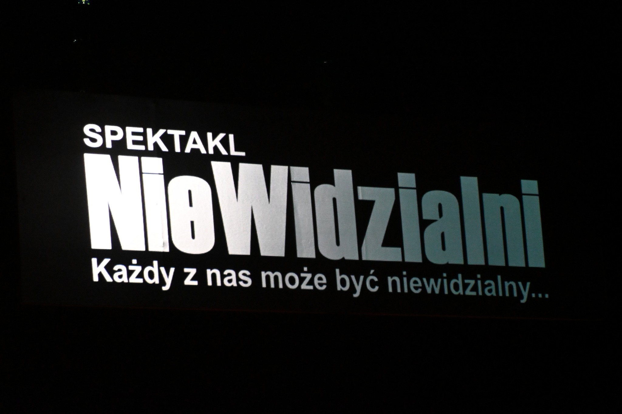 Spektakl „NieWidzialni”