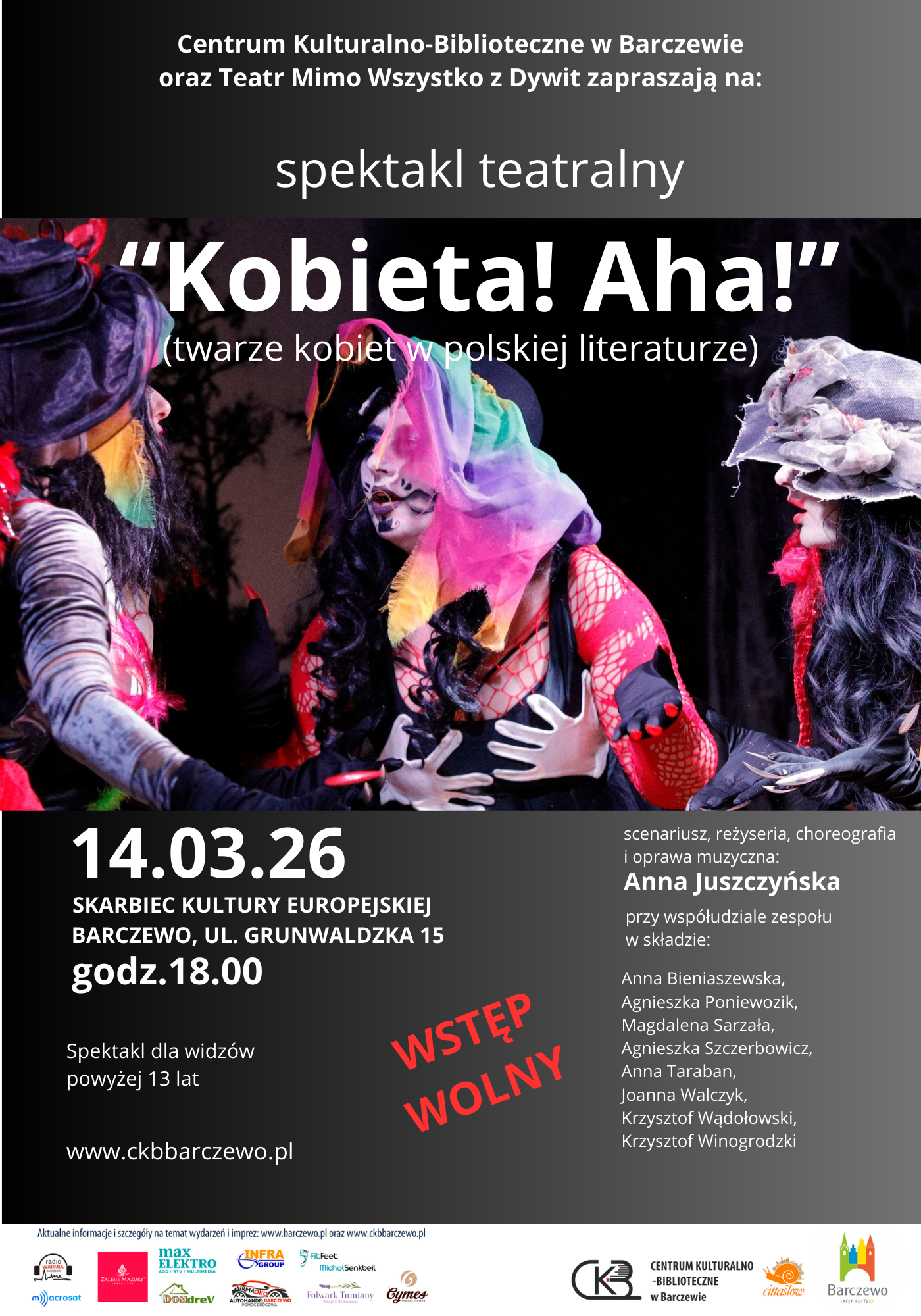 Barczewskie Spotkania Teatralne – Teatr Mimo Wszystko z Dywit