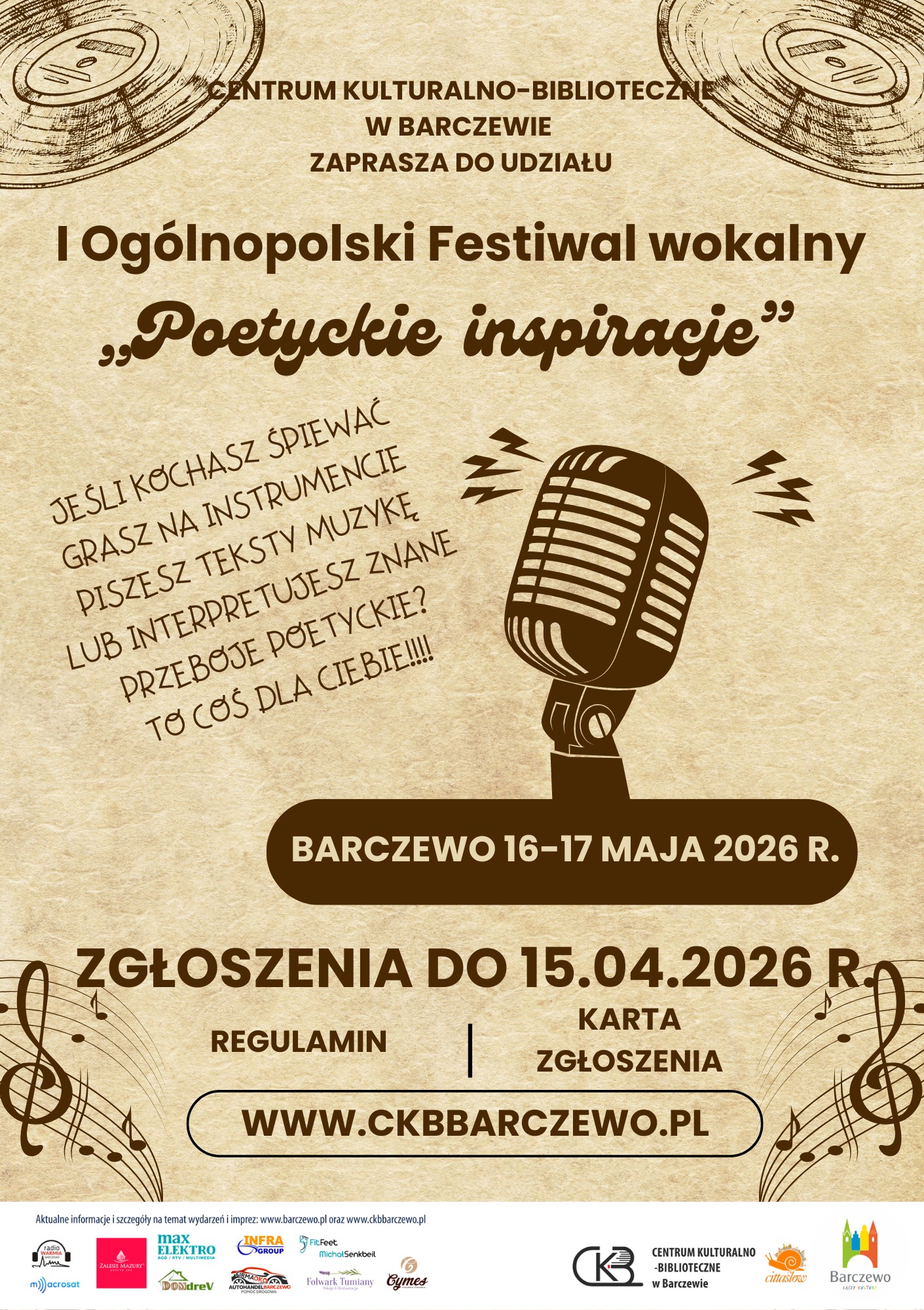 I Ogólnopolski Festiwal wokalny „Poetyckie inspiracje”