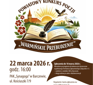 Powiatowy Konkurs Poezji „Warmińskie Przebudzenie”