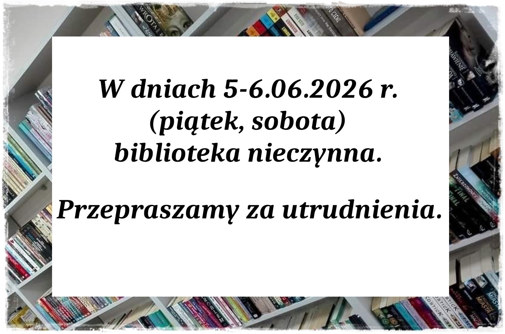 Biblioteka nieczynna