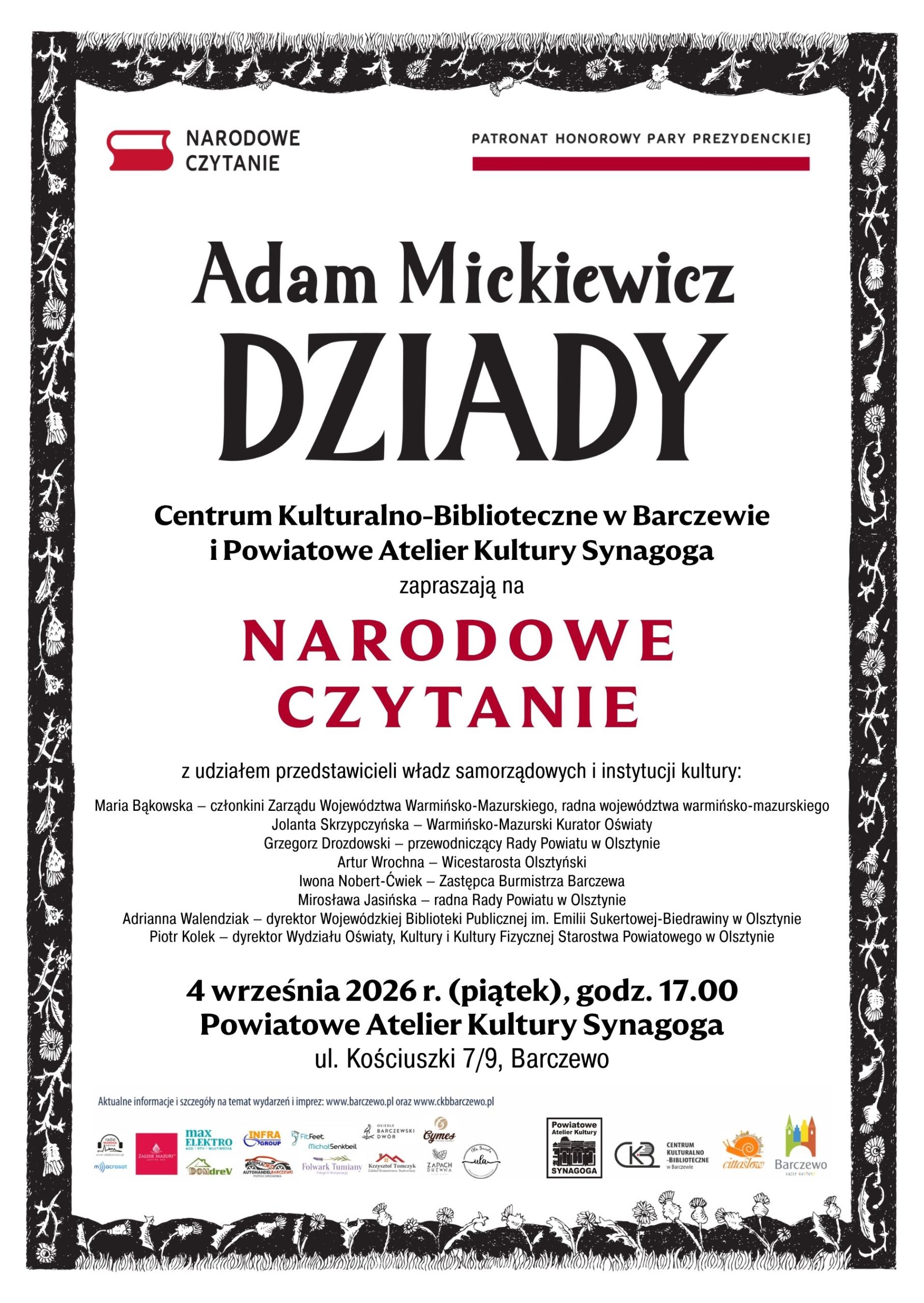 Narodowe Czytanie 2026
