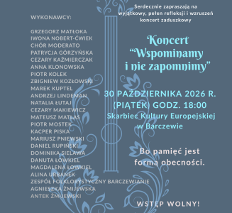 Koncert „Wspominamy i nie zapominamy”