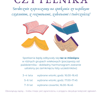 ZAJĘCIA I SPOTKANIA CZYTELNICZE