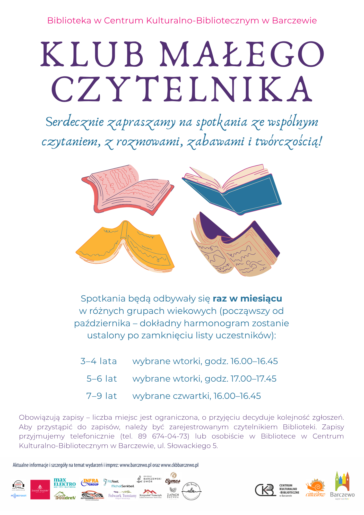 ZAJĘCIA I SPOTKANIA CZYTELNICZE